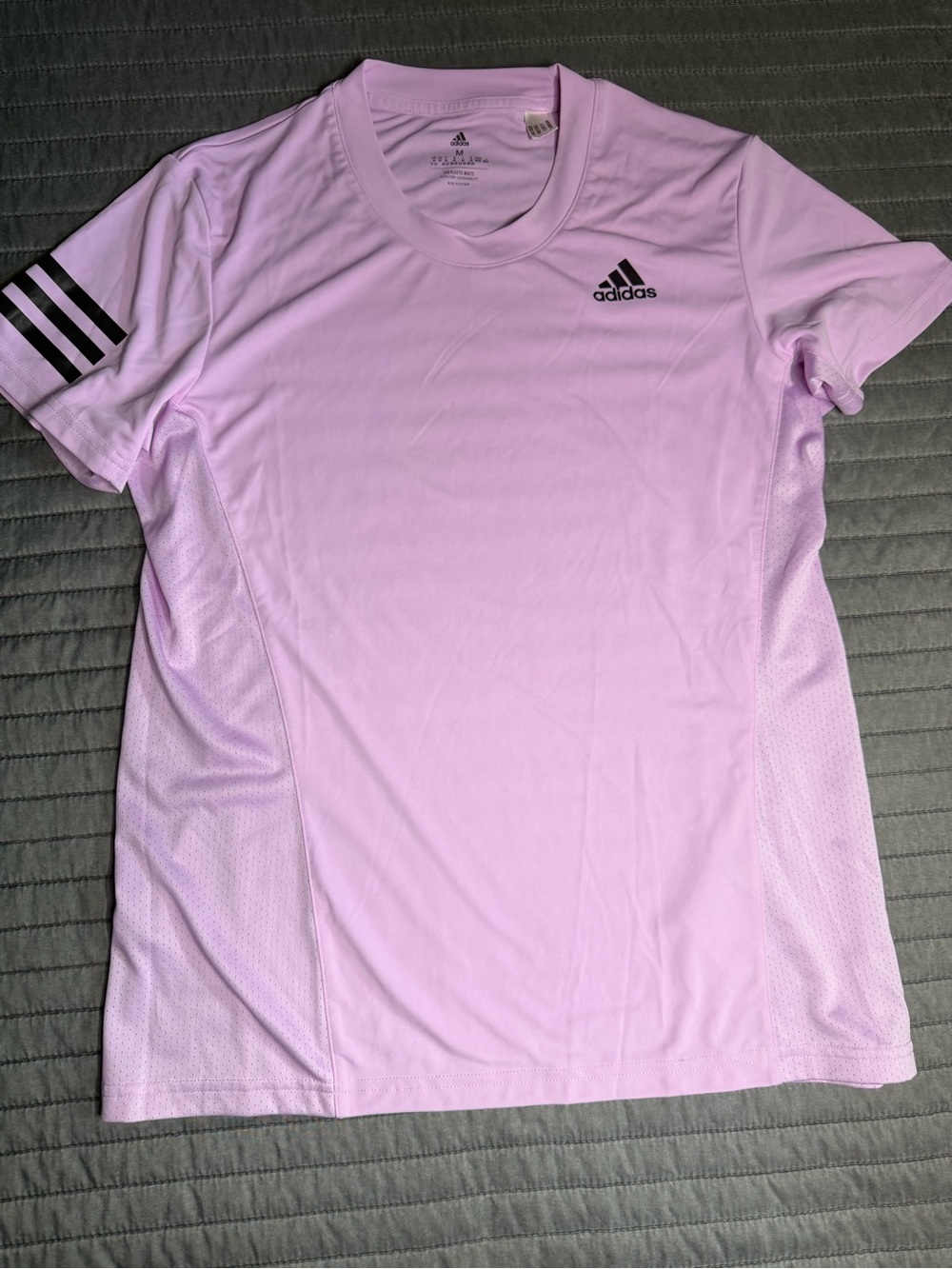 Adidas Women’s Light Pink Performance Tee AEROREADY Med